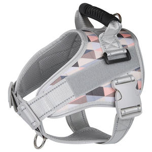 <span class=keywords><strong>Harness</strong></span> Nilon 8-Titik untuk Anjing Besar, Kain Oxford Reflektif yang Tahan Lama, Kontrol Anti-Tarik untuk Berjalan, Latihan, dan Mendaki - Product Image 1