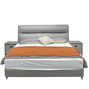 Proyecto hotelero Mid <span class=keywords><strong>Eest</strong></span> Arabia estilo tapizado cama de cuero marco de madera muebles de hotel en venta Las Vegas - Product Image 1
