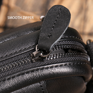 Riñonera de Cuero Vintage Personalizada con Logotipo OEM de Fábrica, Bolso Bandolera Retro para Hombre, Bolsa de Cinturón al por Mayor como Regalo Promocional - Product Image 5