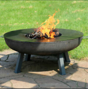 Garden <strong>Outdoor</strong> Fireplace Corten Steel <strong>Fire</strong> Pit BBQ <strong>Table</strong> - Product Image 4