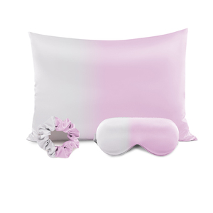 Biểu Tượng Tùy Chỉnh Satin Lụa Gối Và Mặt Nạ Mắt Tóc Ban Nhạc Scrunchies Dây Đeo Đàn Hồi Du Lịch Ngủ Phụ Kiện - Product Image 4