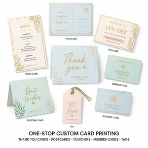 Ensemble de cartes personnalisées stratifiées de remerciement <span class=keywords><strong>et</strong></span> après-vente avec impression numérique sur papier couché, faible MOQ, cartes d'insertion pour boutique <span class=keywords><strong>en</strong></span> <span class=keywords><strong>ligne</strong></span> - Product Image 5