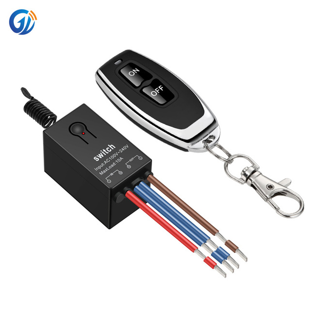 GLC Mini 120v 10a Relay 1 Gang 433mhz Rf Receiver 50m Remote Control Switch Wireless Ac 220v 230v Remote Control Switch for Lamp