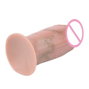 FAAK Silicone Large Butt Plug Skin Touch Realistic Thick <b>Dildo</b> with Sucker Sex Toys for Women Men Anal Massage Masturbate - Product Image 4