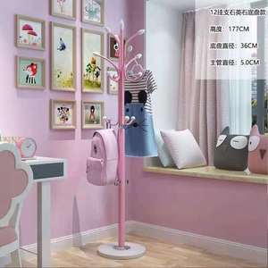 Wholesale European-style coat <b>racks</b>, floor-standing iron-style <b>clothes</b> <b>racks</b>, simple and modern single-pole standing <b>clothes</b> - Product Image 2