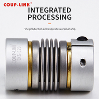Coup-Link Conception européenne Soufflet Accouplement Type de pince Rigidité en torsion élevée légère