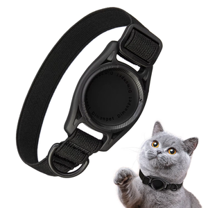 HOT Pet for Airtag <b>Collar</b> Elastic Safety Pet <b>Collar</b> <b>With</b> Airtag Holder Lightweight Easy to Install Adjust for AirTag <b>Cat</b> <b>Collar</b> - Product Image 1