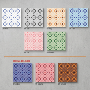 Carreaux de sol en céramique émaillée mate de qualité supérieure 300x300mm pour impression standard, type brique réfractaire, pour extérieur, vente en gros pour usines et showrooms - Product Image 6