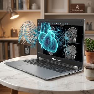 Portátil de Alto Rendimiento con 50 TOPS NPU, AMD Zen 5, Tecnología 3D sin Gafas, con IA para Pasillos Virtuales 3D en Inmobiliarias y Planificación Urbana - Product Image 1