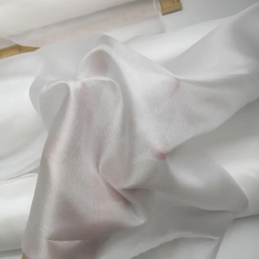 OEKO pure silk paj pongee fabric 100% silk 8mm undyed China silk fabric habotai fabrics