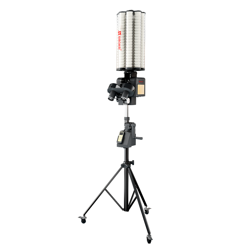 Hot Sale Factory SIBOASI SS-B7-PRO Badminton Training & Shooting Machine Adjustable Metal Plastic 15-20kg Capacity 122x103x300cm