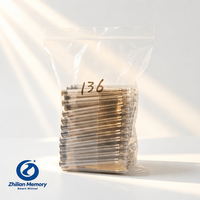 Fil superélastique Zhilina 0,75 mm en Nitinol, ressort ASTM F2063, bobine à mémoire de forme en nickel-titane, longueur 168 mm, fil de guidage médical