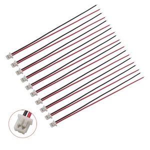 マイクロJST 1.25mmピッチ2ピンシングルプラグケーブルコネクタ28AWG 10CM-30CM PVCメス電子ワイヤー自動車用 - Product Image 1