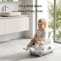 Siège d'apprentissage de la propreté portable en forme de chaton, cuvette de toilette en plastique PP pour enfants, produit de bain durable pour enfants