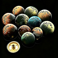 Boutons-pression en laiton de luxe Peisidike Factory OEM/ODM 15 mm avec logo cœur, lavables pour casquettes, vêtements, vestes, jeans, sacs, cuir