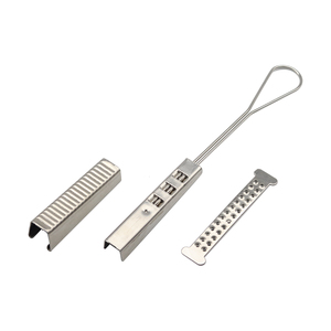 Accesorios para exteriores Abrazadera <span class=keywords><strong>de</strong></span> <span class=keywords><strong>acero</strong></span> inoxidable Abrazadera <span class=keywords><strong>de</strong></span> alambre <span class=keywords><strong>de</strong></span> caída ajustable Abrazadera <span class=keywords><strong>de</strong></span> alambre <span class=keywords><strong>de</strong></span> caída <span class=keywords><strong>de</strong></span> <span class=keywords><strong>cable</strong></span> <span class=keywords><strong>de</strong></span> fibra óptica <span class=keywords><strong>tensor</strong></span> - Product Image 2
