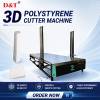 Mesin Pemotong Busa Styrofoam Polistirena CNC dengan Kawat Panas 2D/3D untuk EPS Thermocol