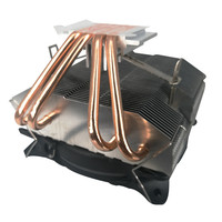 Ventilateur de refroidissement pour processeur PC de haute qualité LGA 1155 1700 1200, 4 caloducs, tube en cuivre pur, ventilateur de refroidissement pour processeur RGB