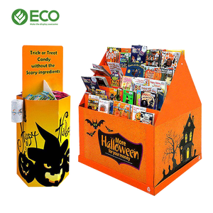 Sinh thái tùy chỉnh Halloween quảng cáo hiển thị đứng siêu thị Halloween thực phẩm tông sàn hiển thị giá - Product Image 6