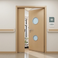 Porte d'hôpital en bois MDF à ouverture latérale insonorisée pour cliniques et bureaux, idéale pour les projets médicaux - Fournisseur direct usine