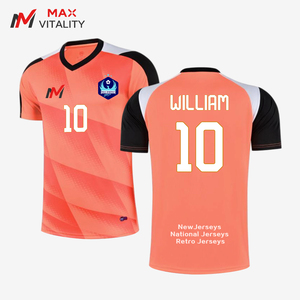 Divisa da <span class=keywords><strong>Calcio</strong></span> per Uomo all'Ingrosso, Maglia da <span class=keywords><strong>Portiere</strong></span> Personalizzata con Logo, Manica Corta, Traspirante e Leggera - Product Image 6