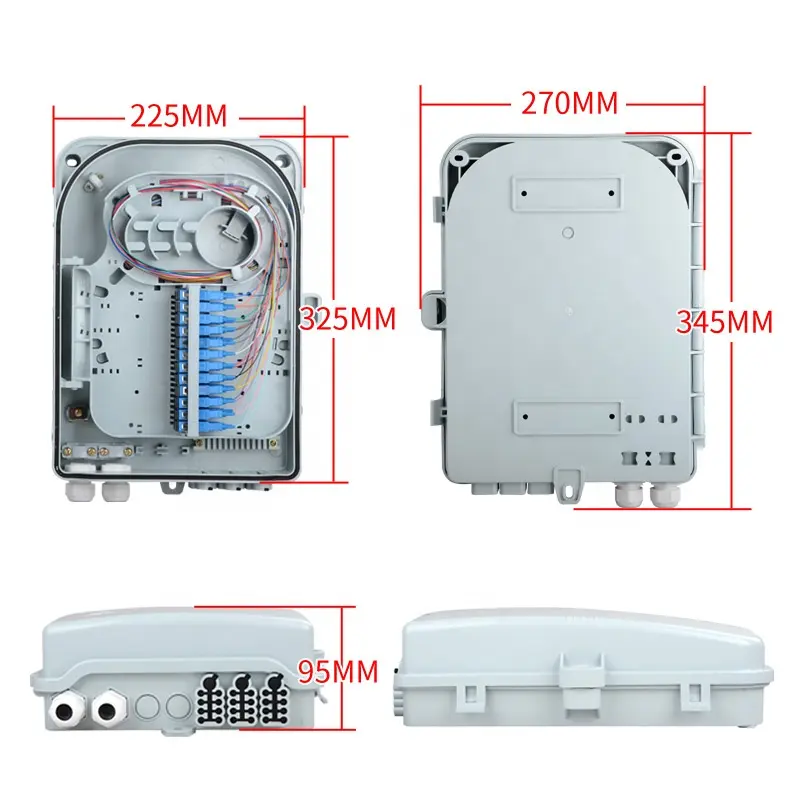 Outdoor Pole Mounted 24 Core Ftth Odp Fdb Doos Optische Distributie Beëindiging Punt