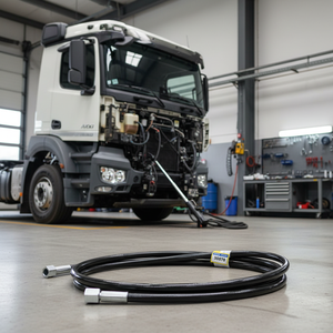 New OEM QSP Brand <b>Rubber</b> Cabin Lift <b>Hose</b> A9405530482 175cm for Mercedes Axor Truck Engine Parts - Product Image 3