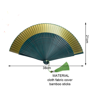 Vente en gros Mini éventail à main en bambou rose chinois soie bambou Mini éventail à main pour femmes pour enfants unisexe Party Favor Bamboo Fan Bones - Product Image 2