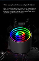 Refroidisseur de processeur liquide RGB Zeromaster 360 mm avec ventilateurs PWM ARGB, refroidissement par eau AIO, roulement à billes, garantie de 12 mois pour Intel, pour PC de jeu