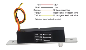 Khóa chốt điện nhỏ, bản hẹp, model 120 Micro <span class=keywords><strong>Lock</strong></span> dành cho cửa hàng & văn phòng, tủ, có tín hiệu báo trạng thái mở/đóng - Product Image 4