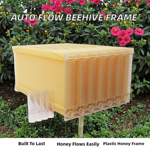 Nuevas herramientas de apicultura: Cuadros de plástico <span class=keywords><strong>inteligentes</strong></span> para colmenas, cuadros de colmena de miel de flujo automático, 1 año de garantía - Product Image 2