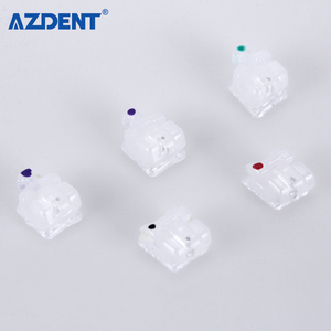 Staffe autoleganti ortodontiche Azdent per bretelle in ceramica dentale a scelta migliore - Product Image 3