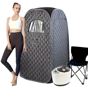 ห้องอบไอน้ำแบบเต็มตัวพับได้สำหรับห้องนั่งเล่นห้องดูแลสุขภาพในบ้านแบบทันสมัย - Product Image 1