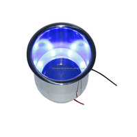 Offre Spéciale acier inoxydable bleu LED Sup Seat Yacht RV Camping bateau pêche boisson porte-gobelet