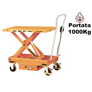 Carro de elevación a batería Barbero serie CB con pantógrafo simple, capacidad de 1000kg - Product Image 1