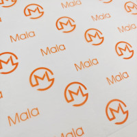 Papier de soie personnalisé avec logo, recyclé, 50x70cm, feuilles d'emballage pour vêtements, chaussures et emballages cadeaux, directement de l'usine