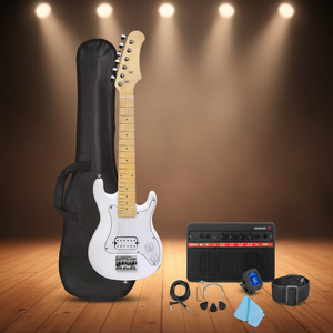 <span class=keywords><strong>Guitare</strong></span> électro-<span class=keywords><strong>acoustique</strong></span> OEM ODM de 30 pouces, kits pour débutants, pour garçons et filles, avec <span class=keywords><strong>mini</strong></span> <span class=keywords><strong>ampli</strong></span> 8w, accordeur, médiators, câble, sangle, cordes supplémentaires - Product Image 2