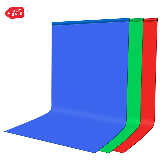 PULUZ 3m X 6m Green Screen Cloth Original Factory Photography Studio Background Backdrops 3*6M Thickness for Photo Shoots