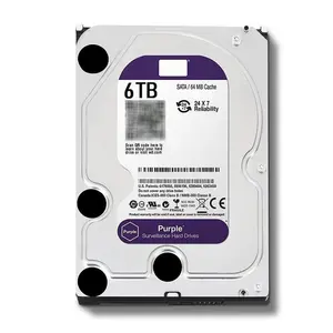 全新服务器紫色6TB 3TB监控内部硬盘3.5英寸64m高速缓存SATA三硬盘高清硬盘WD30PURX