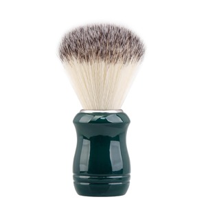 Nouvelle brosse à raser manuelle pour homme en vert avec manche en plastique et poils en nylon doux, adaptée à l'utilisation avec <span class=keywords><strong>de</strong></span> la mousse à raser - Product Image 2