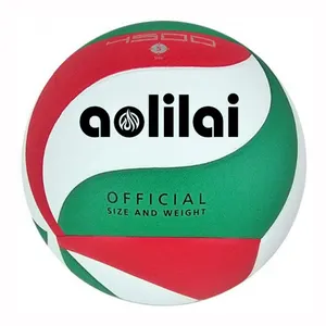 Pelotas De VoleyロゴプリントソフトマッチマイクロファイバーPUオリジナルアオリライ5000バレーボールボール