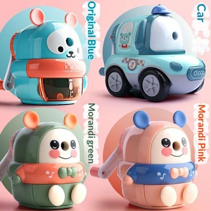 Taille-crayon mécanique en plastique pour enfants, élèves du primaire, manivelle manuelle, cadeau - Product Image 1