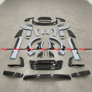 Kit de Reestilización de Fibra de Carbono Estilo MS Compatible con Range <span class=keywords><strong>Rover</strong></span> Sport SVR 2018-2022, Soporte de Parachoques Original Sin Necesidad de Cortes - Product Image 3