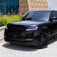 Jantes Yufei en maille nid d'abeille forgées en aluminium 6061-T6 22x9.5J 5x120 Offset personnalisé Noir brillant Monobloc pour Range Rover L460 SUV