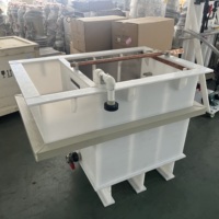 Réservoir de galvanoplastie d'usine chinoise, équipement complet de galvanoplastie avec redresseur de galvanoplastie