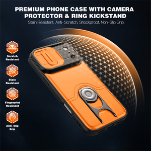 Nouvelle coque de téléphone pour <span class=keywords><strong>Apple</strong></span> iPhone 18 Pro Max/17 Air/16, design coloré et vibrant, avec anneau de maintien, protection de l'écran, antichoc - Product Image 3