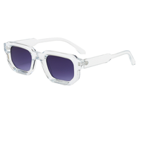 Lunettes de soleil de luxe rétro 2026 pour hommes, monture carrée épaisse, de marque, noires, pour la lecture et la protection solaire, également adaptées aux femmes