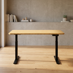 Bureau en bois SMARTDESK pour la maison avec hauteur réglable (65-130 cm) et surface imperméable - Product Image 3