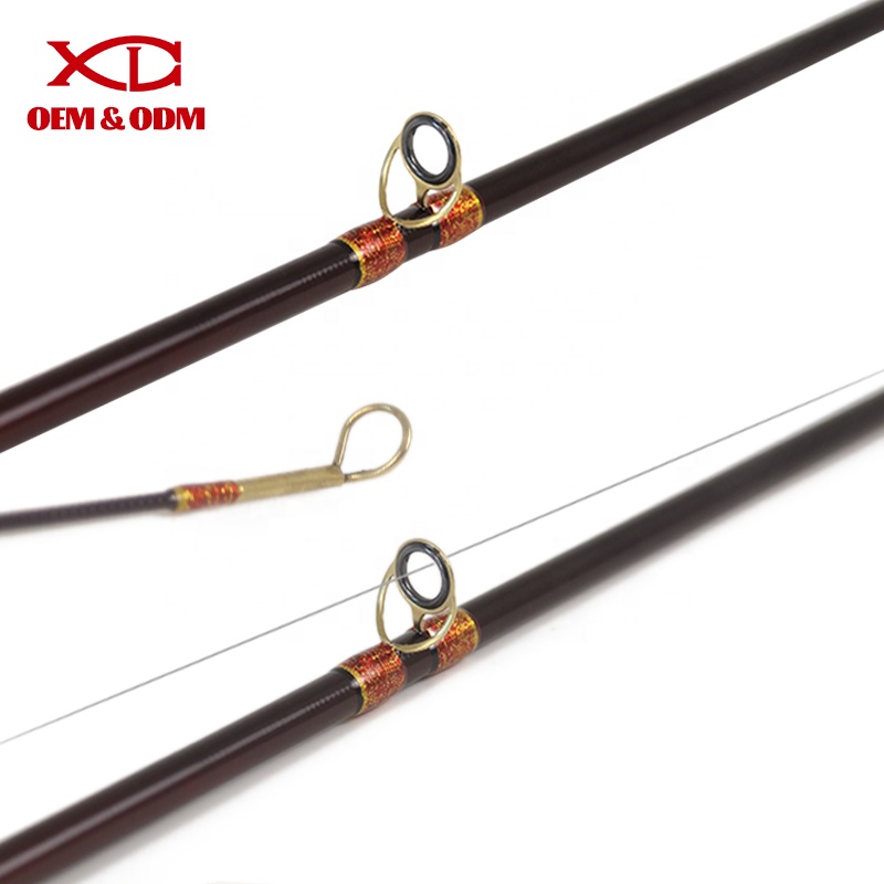 XDL customized wholesale price 4 sections cork grips carbon fiber cane fiberglass fishing tube blanks fly rod