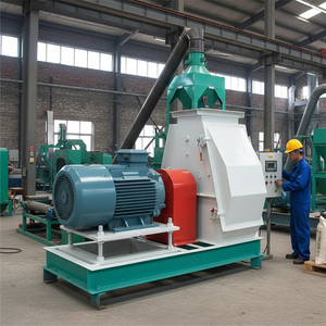 Broyeur à marteaux SFSP pour paille de riz et cosses de maïs, concasseur de matières premières, machine de broyage de farine de soja pour ligne d'alimentation complète ou moulin à farine - Product Image 1